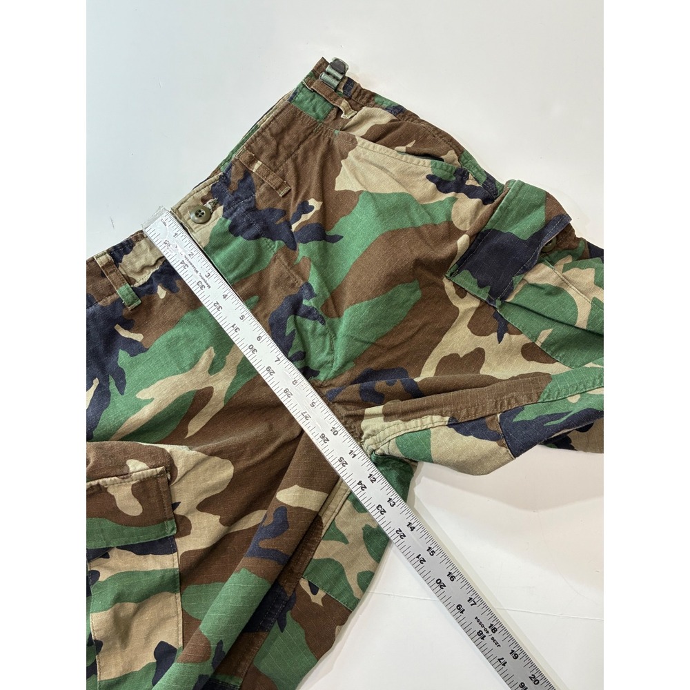 Sold. Tru-Spec Mens Woodland Camo Cargo Pants 100% Cotton Ripstop - Picture 7 of 11